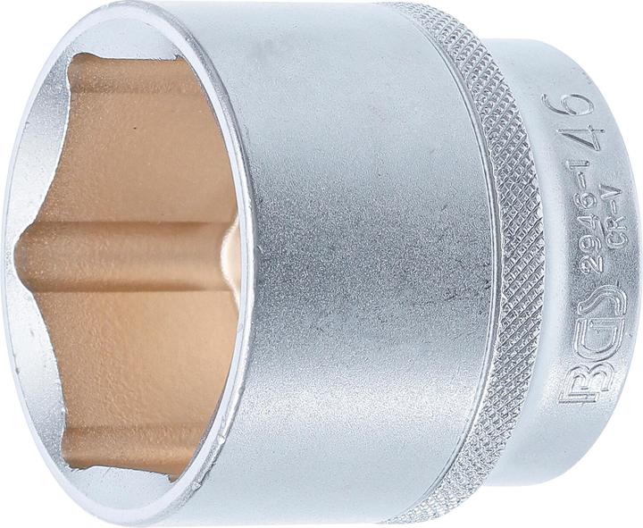 Actual product image BGS Socket, Hexagon | 12.5 mm (1/2") Drive | 46 mm (46 mm)