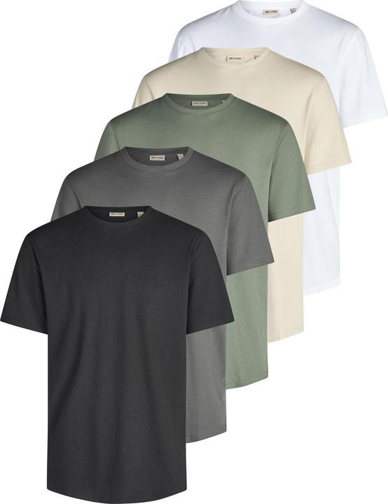Produktbild Only & Sons ONSJEFF LONGY 5er Pack Tshirt (L)
