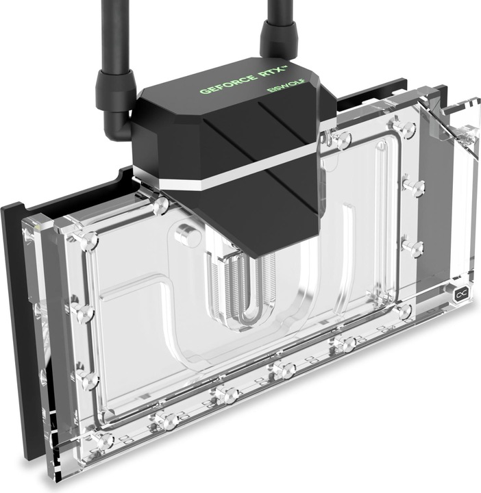 Actual product image Alphacool Eiswolf 2 AIO - 360mm RTX 3090TI Suprim X with Backplate