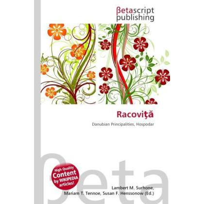 Racovi, Fachbücher von Lambert M. Surhone, Miriam T. Timpledon, Susan F. Marseken