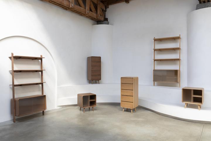 Image du produit Zuiver Shelf Rise Natural (90 x 35 x 180 cm)