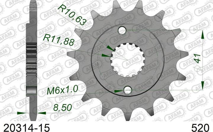 Image du produit Afam 520 15 dents (15)
