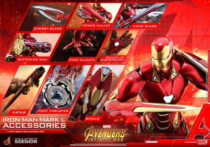 Immagine prodotto Hot Toys Marvel: Iron Man Mk L Set di accessori HT-EX in scala 1:6