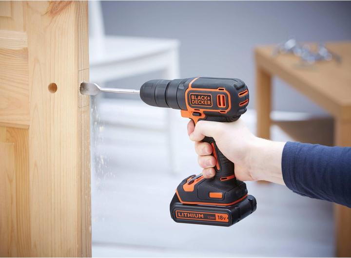 Produktbild Black & Decker & Decker BDCD18K-QW Bohrmaschine 650 RPM (Akkubetrieb)