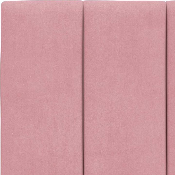 Produktbild vidaXL Bettgestell mit Kopfteil Samt (100 x 200 cm)