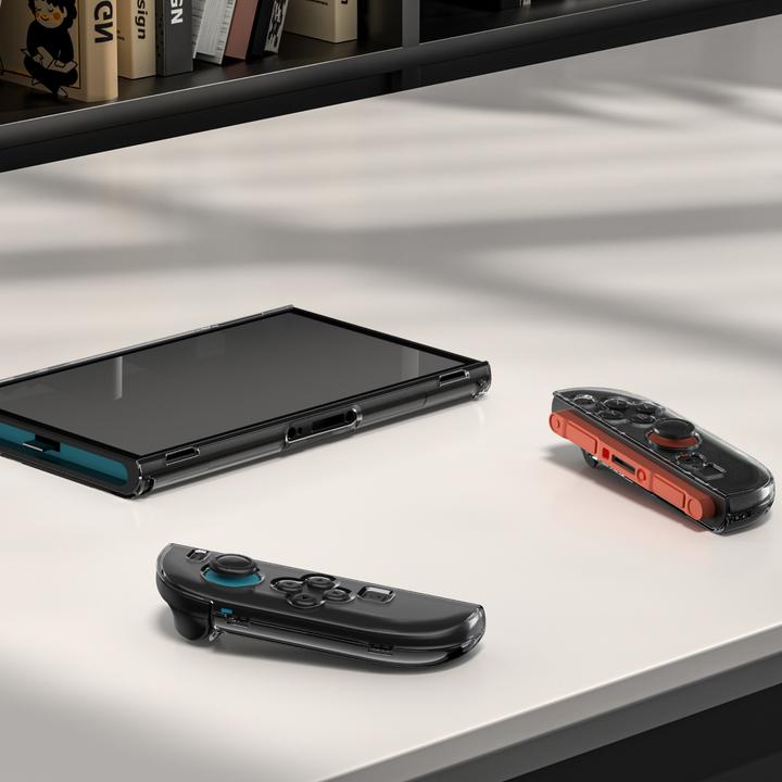 Produktbild Amazingthing PlayShield Bare Case für Nintendo Switch 2, transparent/schwarz (Switch 2)