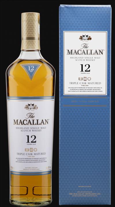 Produktbild Macallan 12 Years Triple Cask (Scotch Whisky, Single Malt, 1 x 70 cl)