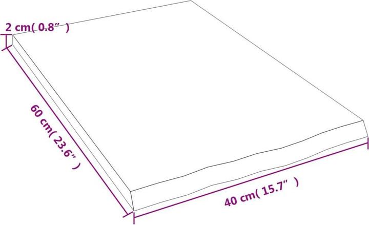 Immagine prodotto vidaXL Lian (40 x 60 x 2 cm)