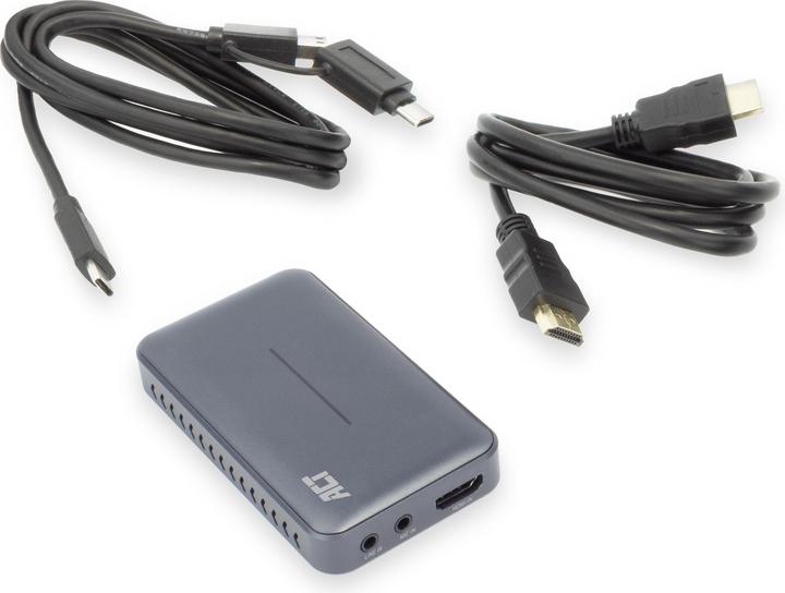 Produktbild USB-C Video Capture Card, HDMI 4K@60Hz passthrough, 4K@30Hz capture (Mac, PC)