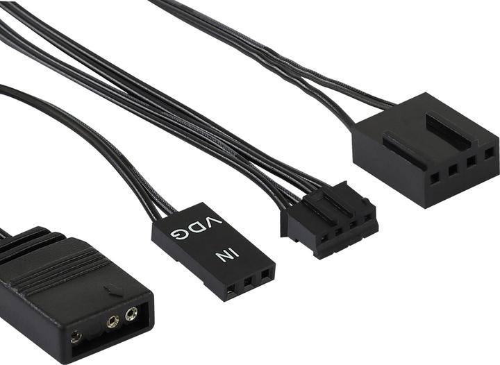 Produktbild AeroCool Edge 14 Pro Lüfter, RGB, 3er Pack inkl. Controller (140 mm, 3 x)