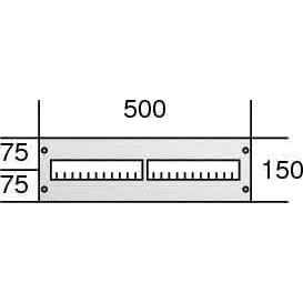 Thumbnail - Striebel & John, Verteilerschrank Zubehör, STR AG21 Abdeckung 150x500mm