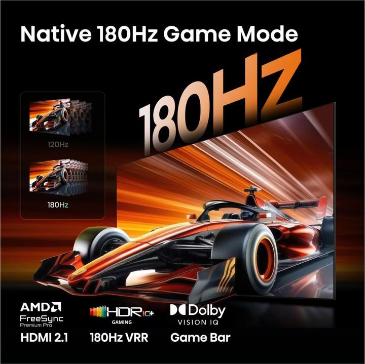 Produktbild Hisense TV 75UR9DS 75" RGB Mini LED 4K (75", QD-Mini-LED, 4K, 2026)
