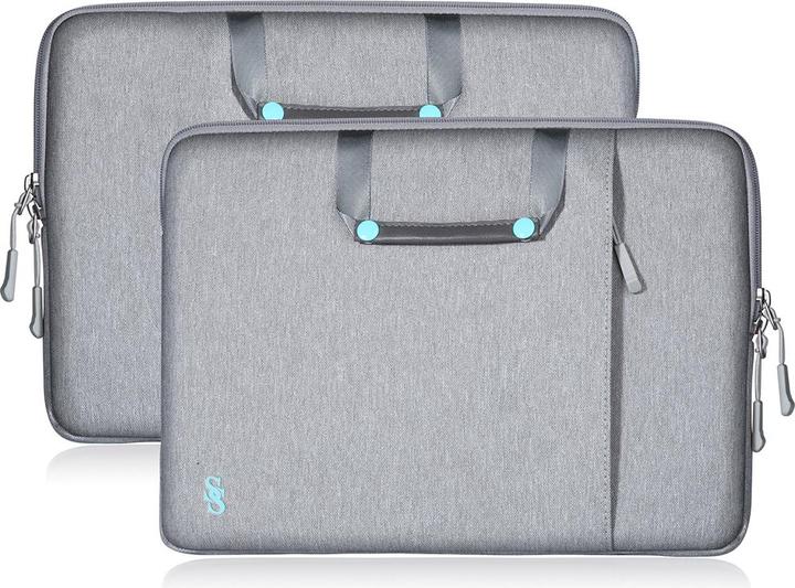 Actual product image ER Case Seine Scene laptop bag Seine Scene Nantes Sleeve 16", - grey (16")