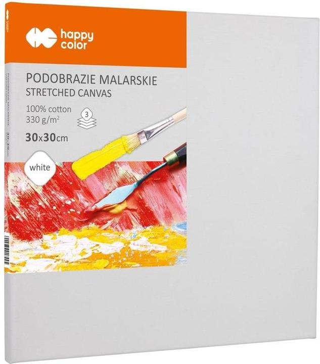 Produktbild GDD Baumwollleinwand 30x30cm GLÜCKLICHE FARBE (30 x 30 cm)