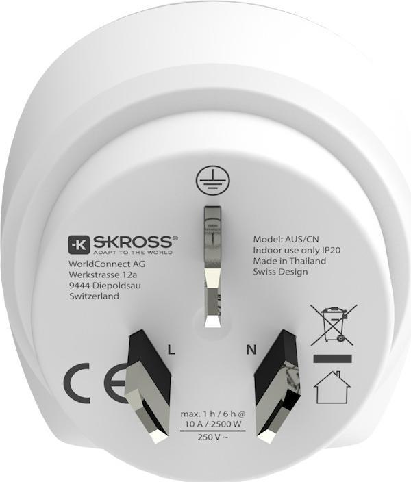 Image du produit Skross Monde vers Australie/Chine
