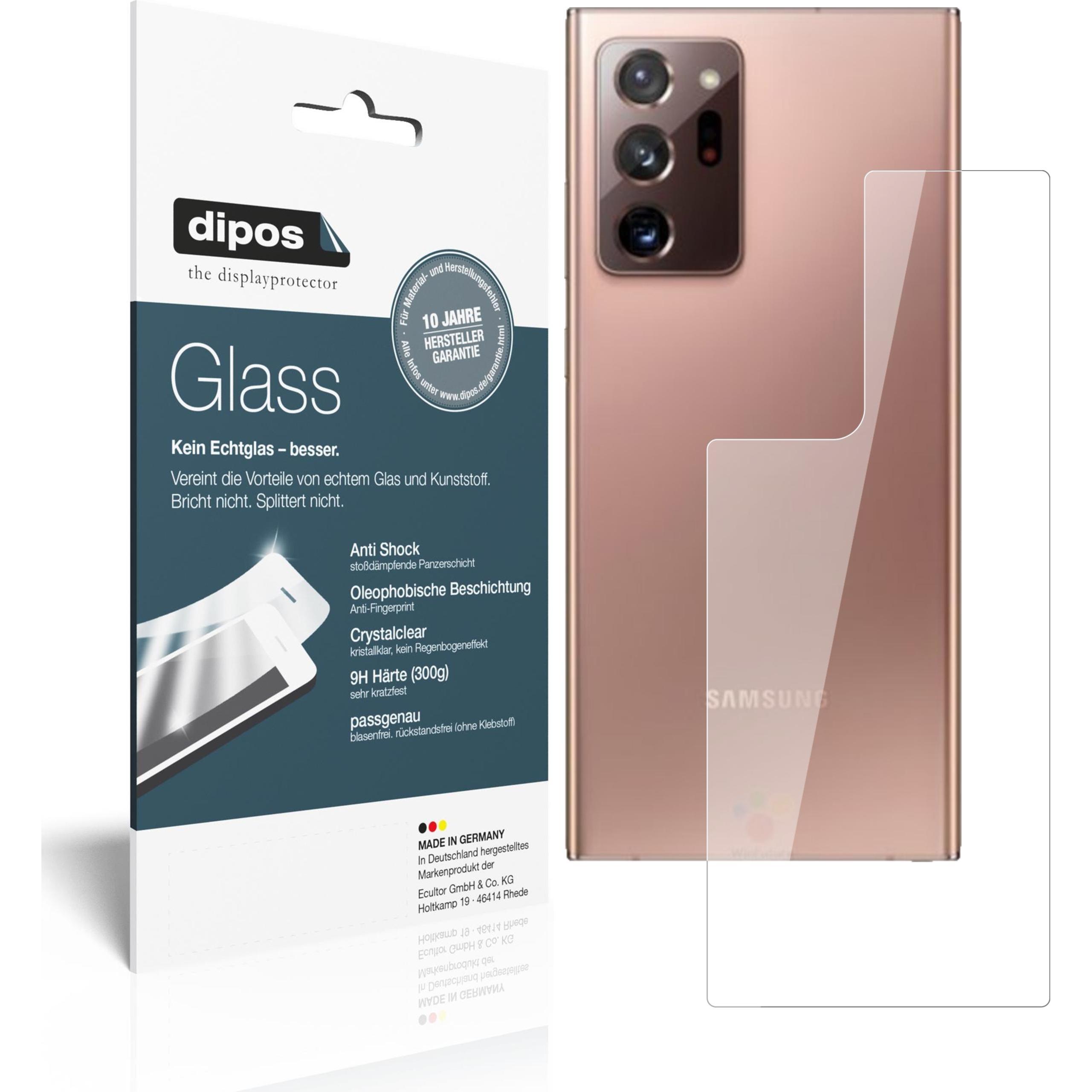 Dipos Displayschutz Anti-Shock (2 Stück, Samsung Galaxy Note 20 Ultra), Smartphone Schutzfolie, Transparent