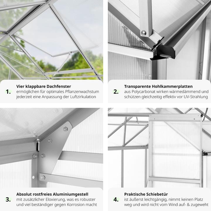 Produktbild tectake Gewächshaus