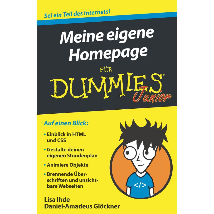 Meine eigene Homepage für Dummies Junior, Fachbücher von Lisa Ihde, Daniel-Amadeus J. Glöckner