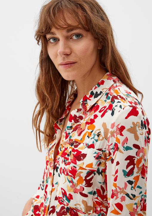 Immagine prodotto s.Oliver Bluse Hemdbluse mit Alloverprint (46)
