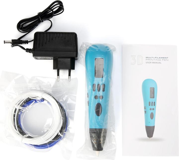 Immagine prodotto Gembird 3DP-PEND3C-01 Penna per stampa 3D multifilamento, filamento ABS/PLA, blu