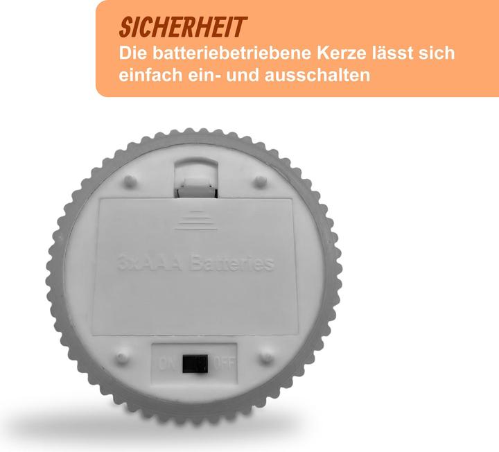 Produktbild Relaxdays 3x LED-Kerzen (3x)