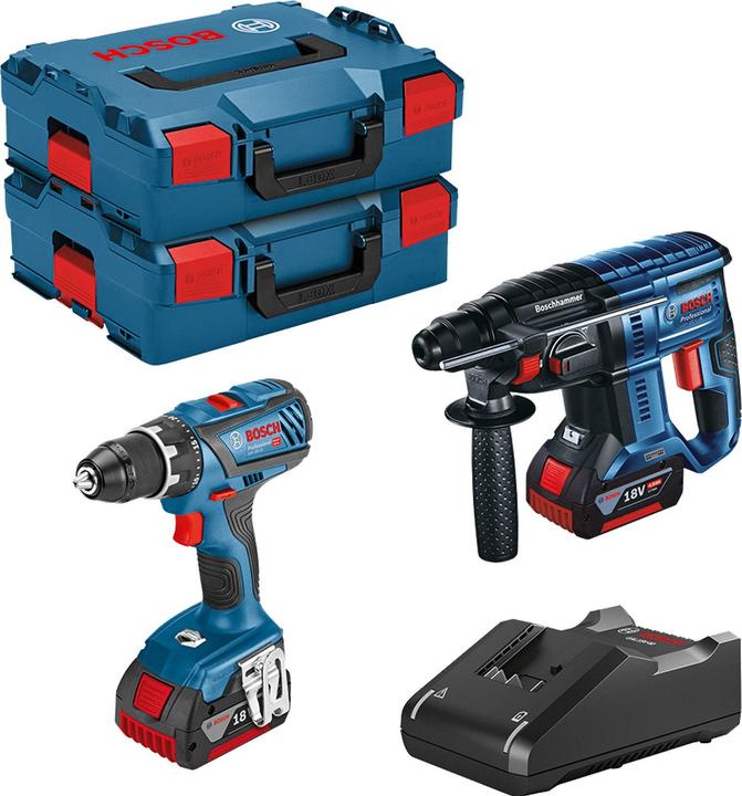 Produktbild Bosch Professional GSR 18V-28 + GBH 18V-21 (2x4.0Ah. L (Akkubetrieb)