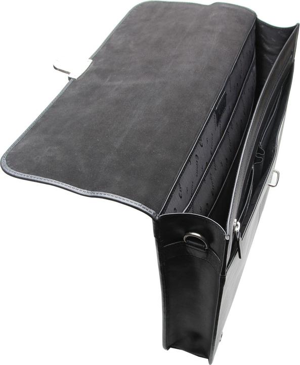 Produktbild Esquire Oxford Aktentasche Leder 40 cm Laptopfach (15", Universal)