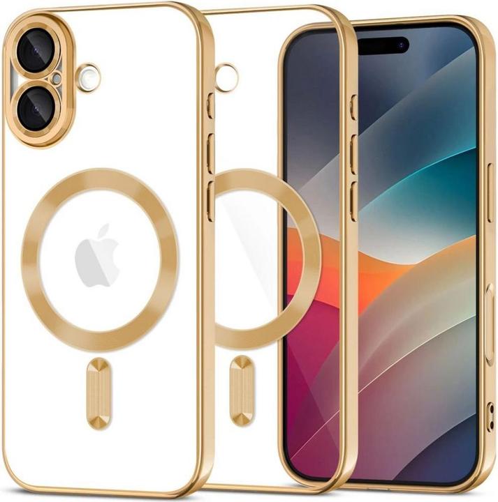 Image du produit 4Kom Tech-Protect MagFlex MagSafe Case für iPhone 17 - Transparent Gold (Apple iPhone 17)