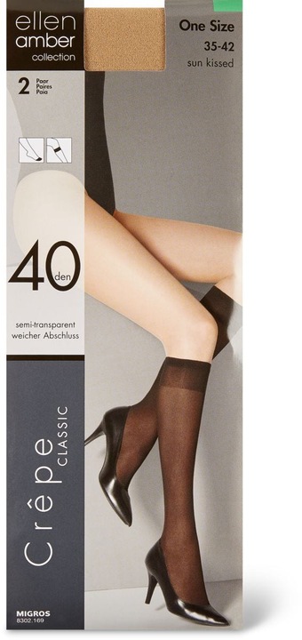 Image du produit Ellen Amber Mi-Bas Pour Dames Crêpe (40 DEN)