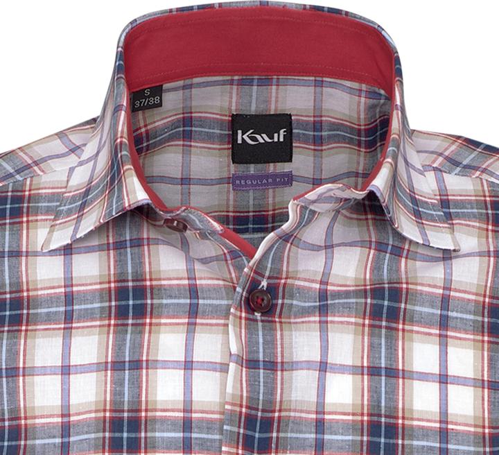 Immagine prodotto Kauf "Bari Kent Langarm regular fit mit Kontrast mit Leinen" (M)