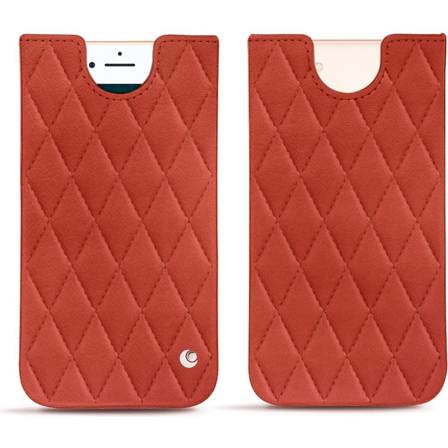 Noreve Lederschutzhülle (Apple iPhone 7), Smartphone Hülle, Orange