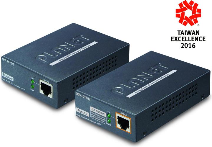Produktbild Planet 1-Port Long Reach PoE over coax Extender Kit (LRP-101UH + LRP-101UE) (Netzwerk Zubehör)