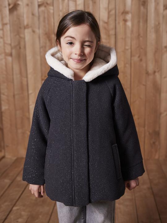 Actual product image Vertbaudet Mädchen Wintermantel, Woll-Mix