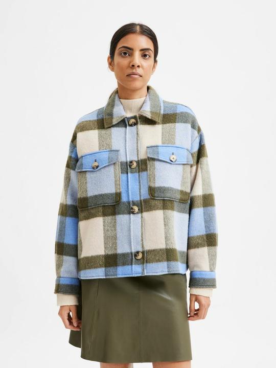 Image du produit Selected Femme Veste de chemise à carreaux