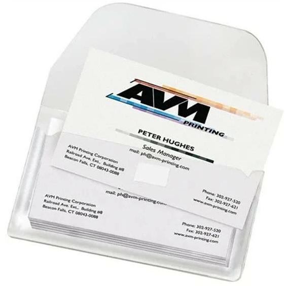 3L, Kartenaufbewahrung, BUSINESS-CARD-POCKETS - mit Verschluss (105 x 60 mm)