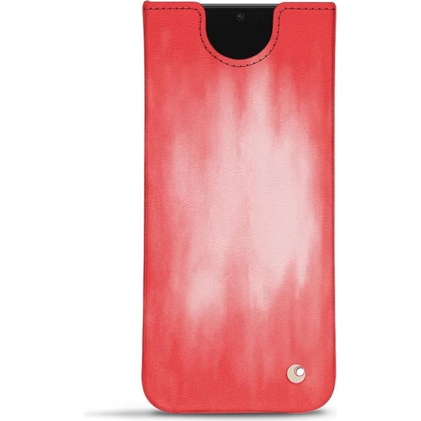 Noreve Lederschutzhülle (Samsung Galaxy S22 Ultra), Smartphone Hülle, Rosa