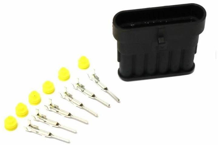 Actual product image EP Socket housing WP SS connector 6-way