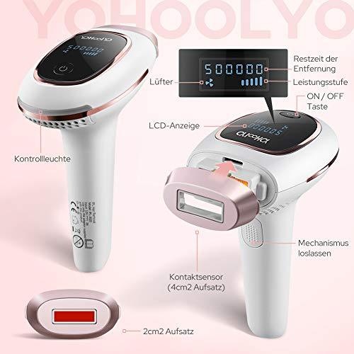 Actual product image Yohoolyo Hair removal device