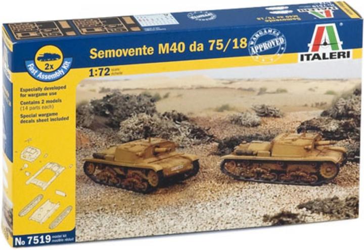 Image du produit 1:72 Semovente M40 da 75/18, 2 pcs