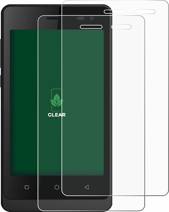 Actual product image ScreenLeaf Protective film sustainable screen protector screen protector film clear transparent (2 Piece, Logicom Wave 2)