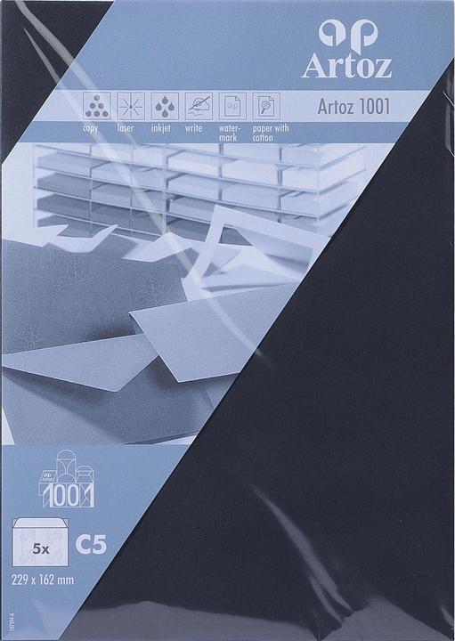 Immagine prodotto Artoz 1001 buste nere (C5, 5 x)