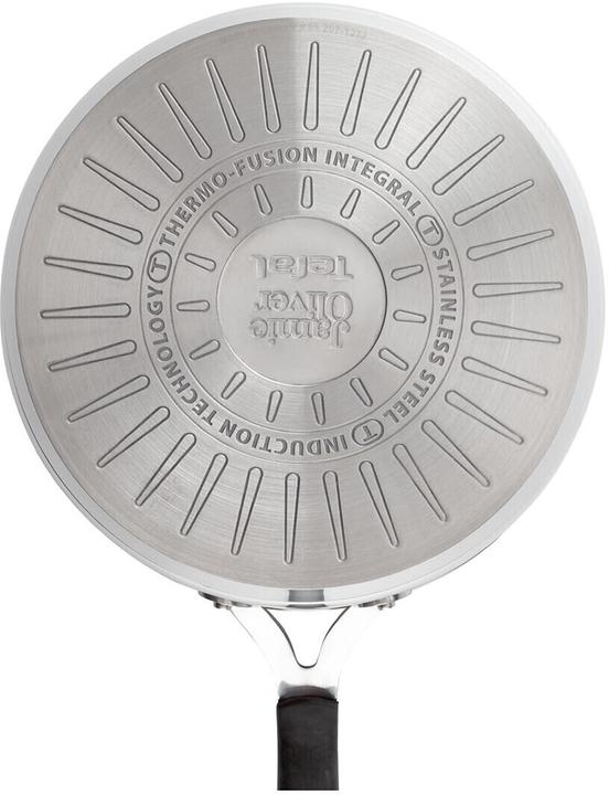 Produktbild Tefal Jamie Oliver Kitchen Essentials Schmorpfanne (25 cm, Bräter + Schmortopf, Edelstahl)