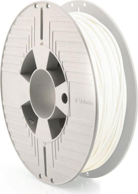 Image du produit Verbatim Filament PC DURABIO blanc 0.5kg 1.75mm (Carbone, 1.75 mm, 500 g, Blanc)