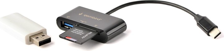 Actual product image Gembird UHB-CR3-02 (USB-C)