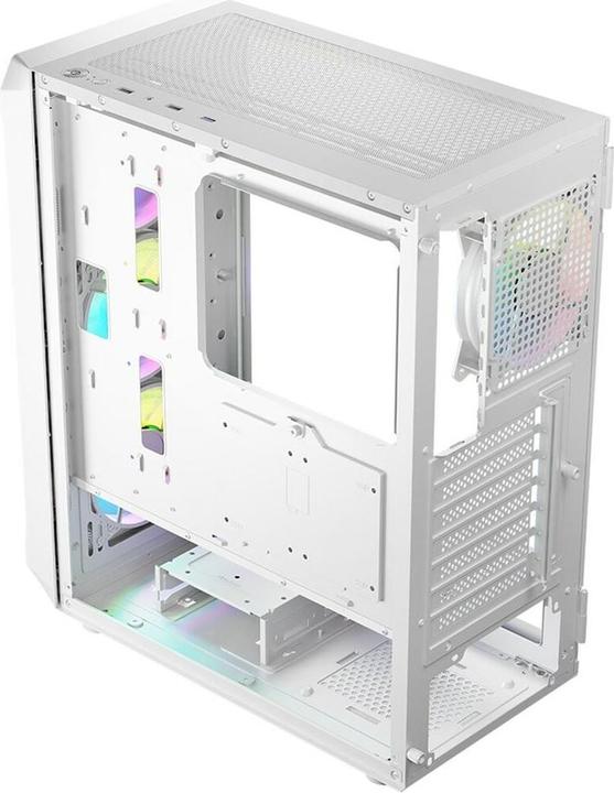 Actual product image Logic PORTOS ARGB MINIDI USB 3.0 Case White (ATX, mATX)