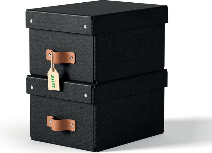 Produktbild Leitz Archivbox Puro Recyclingkarton Klein mit Deckel (A5)