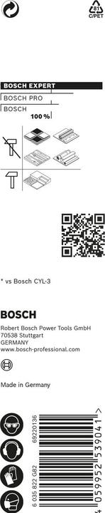 Actual product image Bosch Professional Zubehör Expert CYL-9 MultiConstruction drill, 6 x 60 x 100 mm, d 5.5 mm (6 millimetres)