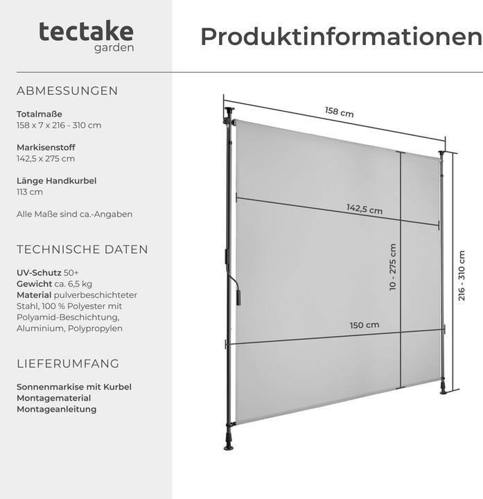 Image du produit tectake Taija (1.58 m)