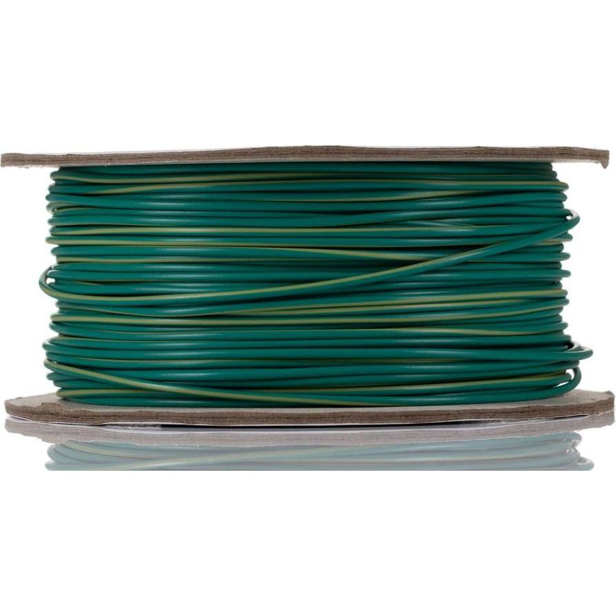 RS PRO, Tubo + Canalina per cavi, Cavo unipolare 0,5 mm², 20 AWG 100m verde/giallo isolato in PVC (100 m)