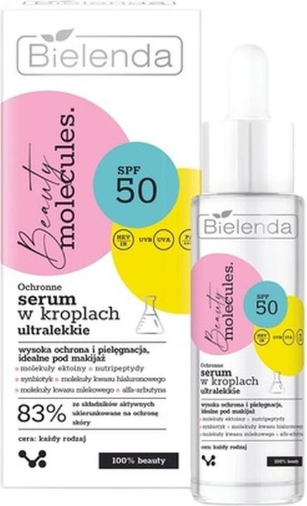 Actual product image Bielenda Protective Ultra-Light Serum in Drops SPF 50 (30 ml)